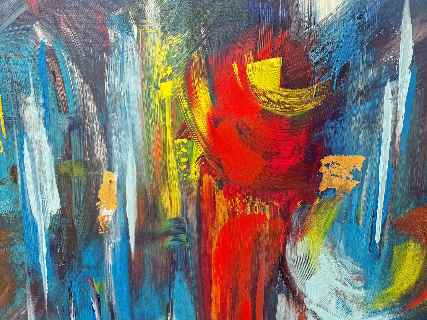 Pulp and Peel Original Mixed Media Gemälde 50x70cm