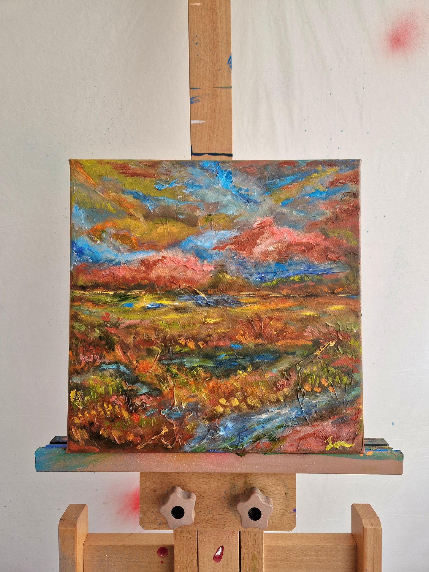 "Becoming" Original Oil Painting 30x30cm