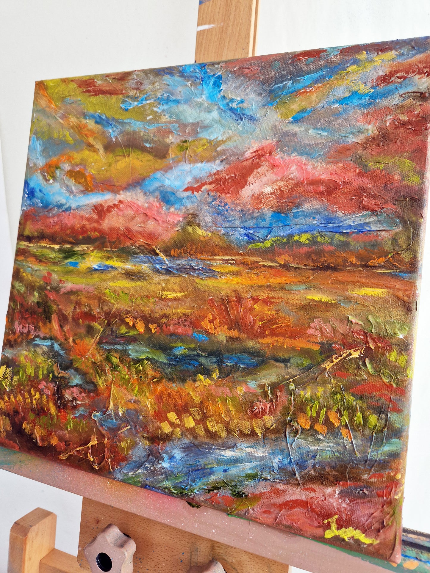 "Becoming" Original Oil Painting 30x30cm