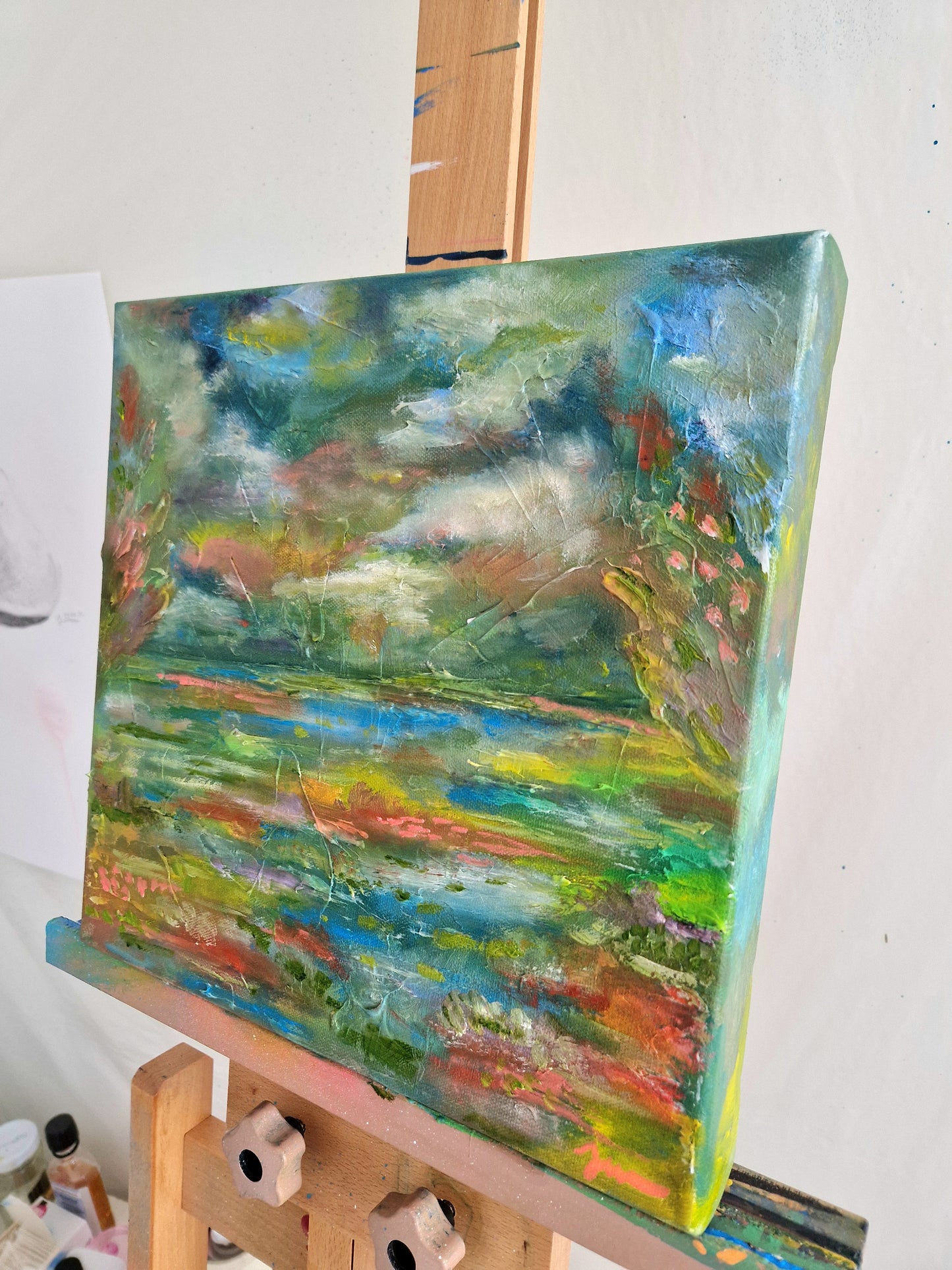 "Dwell" Original Oil Painting 30x30cm