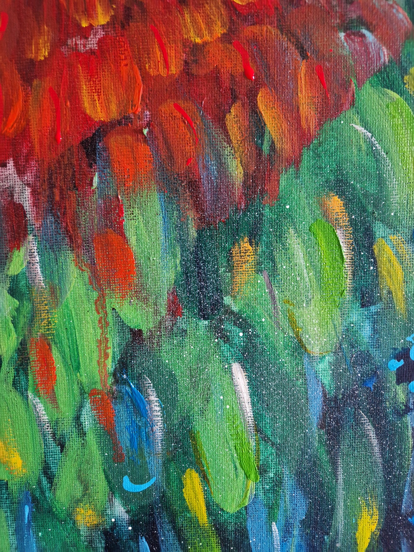 "Crowned in Color" Original Oil Painting 50x60cm