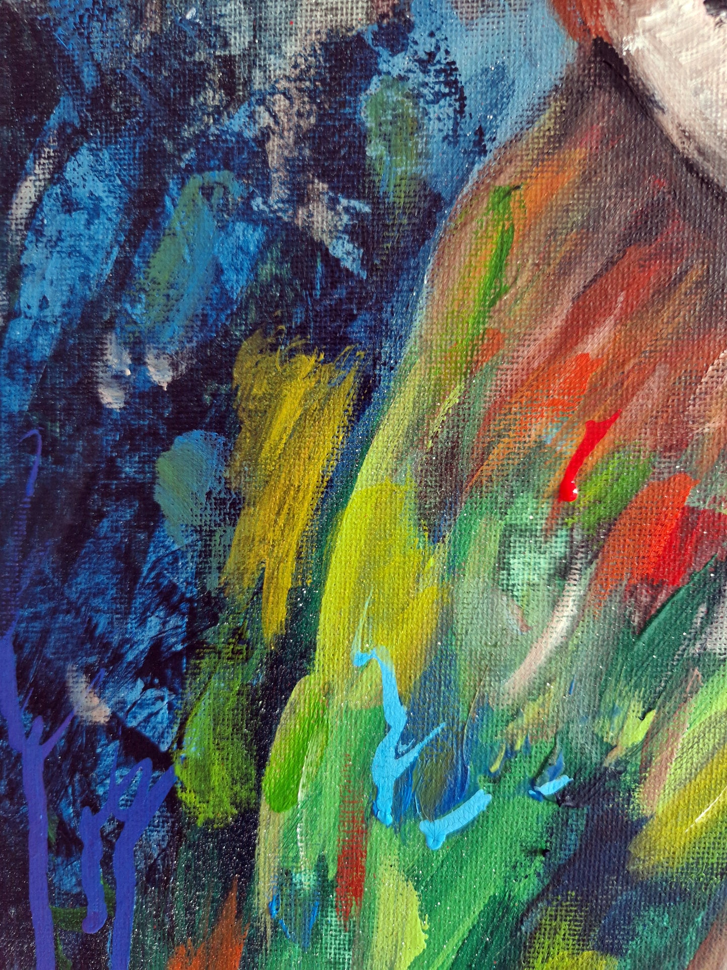 "Crowned in Color" Original Oil Painting 50x60cm