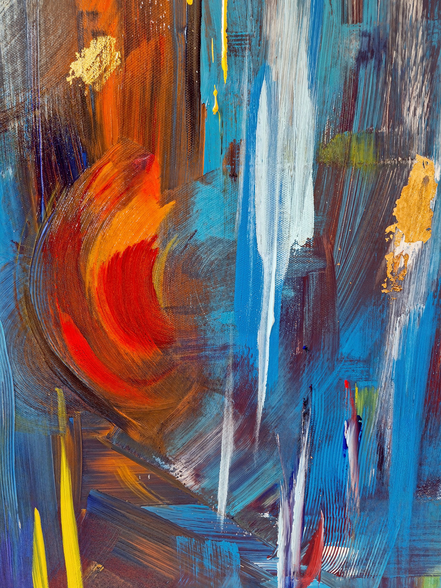 Pulp and Peel Original Mixed Media Gemälde 50x70cm