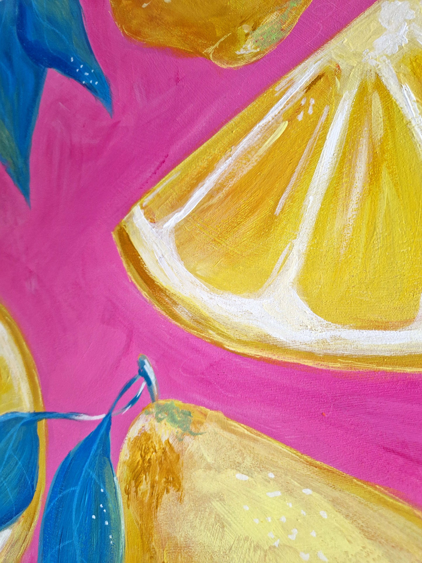Pulp and Peel Original Mixed Media Gemälde 50x70cm