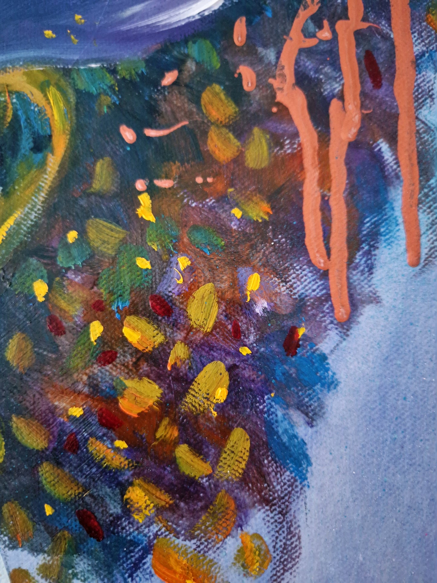 "The Day the Sky Opened" Original Oil Painting 60x60cm